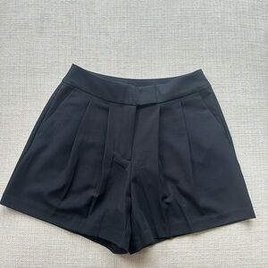 INC black dress shorts, 4, dressy, pleated, side pockets